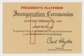 Thumbnail image of item number 1 in: '[1949 Inauguration Ticket]'.
