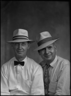 Primary view of object titled '[Portrait of Joe Canaris and Victor Cornelius]'.