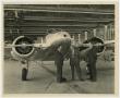 Thumbnail image of item number 1 in: '[Three Men in Front of Plane]'.