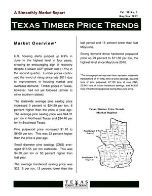 Primary view of object titled 'Texas Timber Price Trends, Volume 30, Number 3, May/June 2012'.