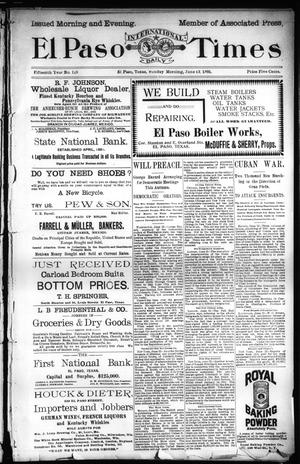 Primary view of El Paso International Daily Times (El Paso, Tex.), Vol. Fifteenth Year, No. 149, Ed. 1 Sunday, June 23, 1895