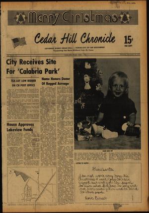 Primary view of object titled 'Cedar Hill Chronicle (Cedar Hill, Tex.), Vol. 12, No. 18, Ed. 1 Thursday, December 25, 1975'.
