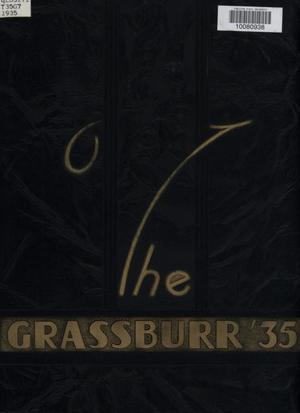 Primary view of object titled 'The Grassburr, Yearbook of John Tarleton Agricultural College, 1935'.