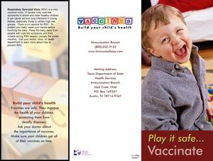 Primary view of object titled 'Play it safe, Vaccinate'.