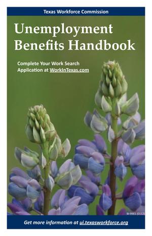 Primary view of object titled 'Unemployment Benefits Handbook'.