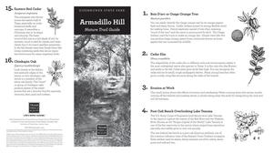 Primary view of object titled 'Armadillo Hill Nature Trail Guide'.