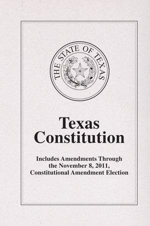 Primary view of object titled 'Texas Constitution'.