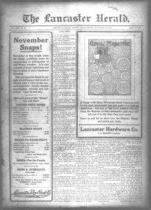 The Lancaster Herald. (Lancaster, Tex.), Vol. 29, No. 42, Ed. 1 Friday, November 12, 1915
