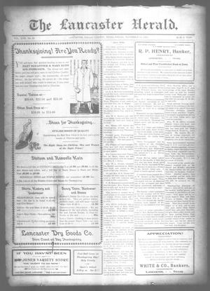 Primary view of The Lancaster Herald. (Lancaster, Tex.), Vol. 22, No. 42, Ed. 1 Friday, November 19, 1909