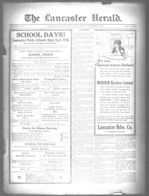 Primary view of object titled 'The Lancaster Herald. (Lancaster, Tex.), Vol. 35, No. 34, Ed. 1 Friday, September 9, 1921'.