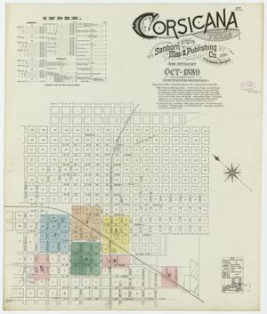 Primary view of object titled 'Corsicana 1889 Sheet 1'.