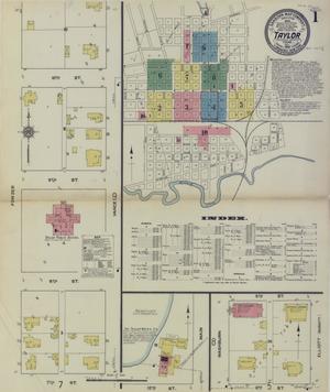 Primary view of object titled 'Taylor 1912 Sheet 1'.
