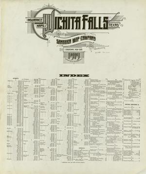 Primary view of object titled 'Wichita Falls 1919 - Index'.