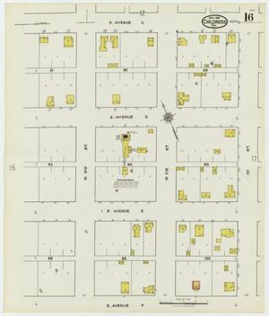 Primary view of object titled 'Childress 1921 Sheet 16'.