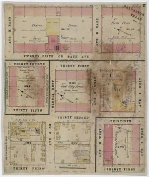 Primary view of object titled 'Galveston 1877 Sheet 7'.