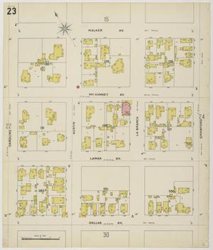 Primary view of object titled 'Houston 1896 Sheet 23'.