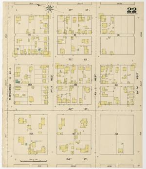 Primary view of object titled 'Galveston 1889 Sheet 22'.