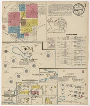 Primary view of object titled 'Henrietta 1922 Sheet 1'.