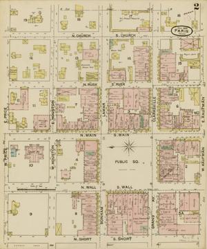 Primary view of object titled 'Paris 1888 Sheet 2'.