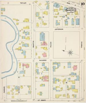 Primary view of San Antonio 1892 Sheet 10