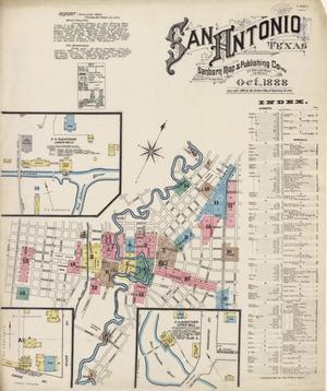 Primary view of object titled 'San Antonio 1888 Sheet 1'.