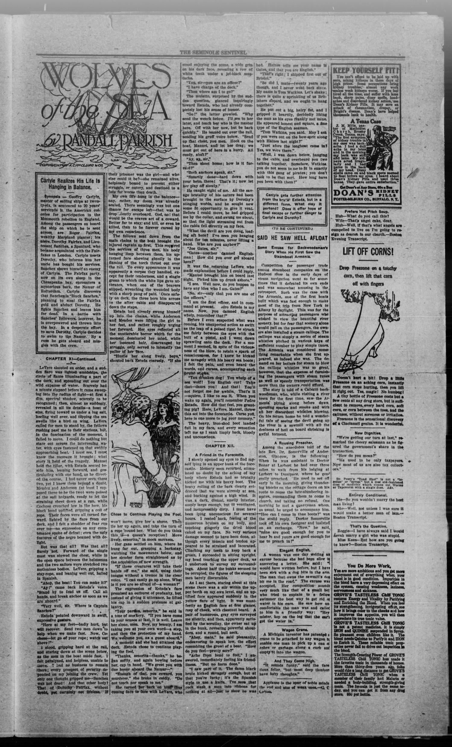 The Seminole Sentinel (Seminole, Tex.), Vol. 13, No. 18, Ed. 1 Thursday, June 19, 1919
                                                
                                                    [Sequence #]: 5 of 8
                                                