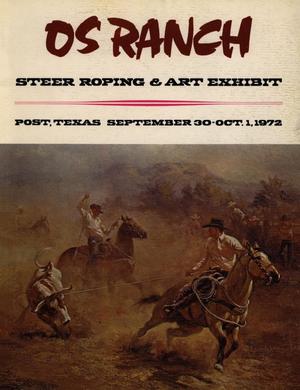 OS Ranch Steer Roping & Art Exhibit, September 30 - October 1, 1972