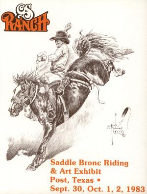 OS Saddle Bronc Riding & Art Exhibit, September 30 - October 2, 1983