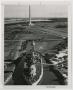 Primary view of [Photograph of U.S.S. Texas and San Jacinto Monument]