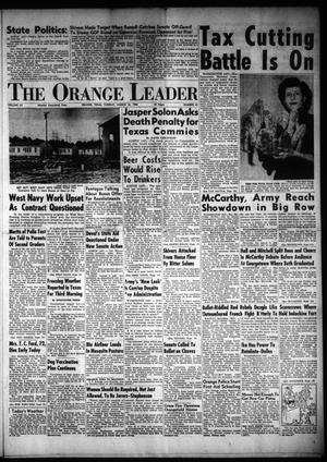 Primary view of object titled 'The Orange Leader (Orange, Tex.), Vol. 52, No. 63, Ed. 1 Tuesday, March 16, 1954'.