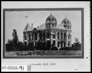 Primary view of object titled 'Texas A & M Assembly Hall'.