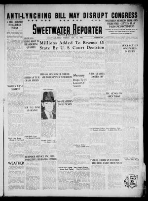 Primary view of object titled 'Sweetwater Reporter (Sweetwater, Tex.), Vol. 40, No. 229, Ed. 1 Tuesday, November 16, 1937'.