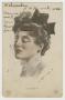 Postcard: [Postcard of Woman With Eyes Closed]