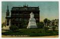 Primary view of [Postcard of Margaret Statue and Park in New Orleans]