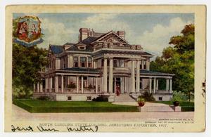 Primary view of object titled '[Postcard of North Carolina State Building]'.