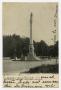 Primary view of [Postcard of Confederate Monument Park Place, Louisville]