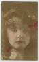 Postcard: [Postcard of Young Girl's Face]