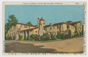 Primary view of object titled '[Postcard of Hotel La Ribera 3]'.