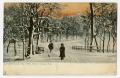 Postcard: [Postcard of White Winter in Cherokee Park]