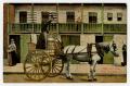 Thumbnail image of item number 1 in: '[Postcard of Milk Cart View in New Orleans]'.