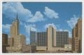Postcard: [Postcard of Statler Hotel and Mercantile National Bank Building]