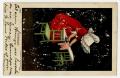 Postcard: [Postcard of Girl in Red Dress and White Bonnet Tuesday]