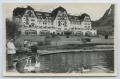 Postcard: [Postcard of Hotel Quitandinha With Swan Pool #2]