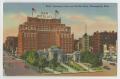 Primary view of [Postcard of Gateway Park and Nicollet Hotel]