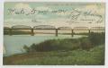 Primary view of [Postcard of Bridge over Ohio River in Parkersburg]
