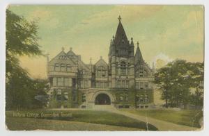 Primary view of object titled '[Postcard of Victoria College]'.