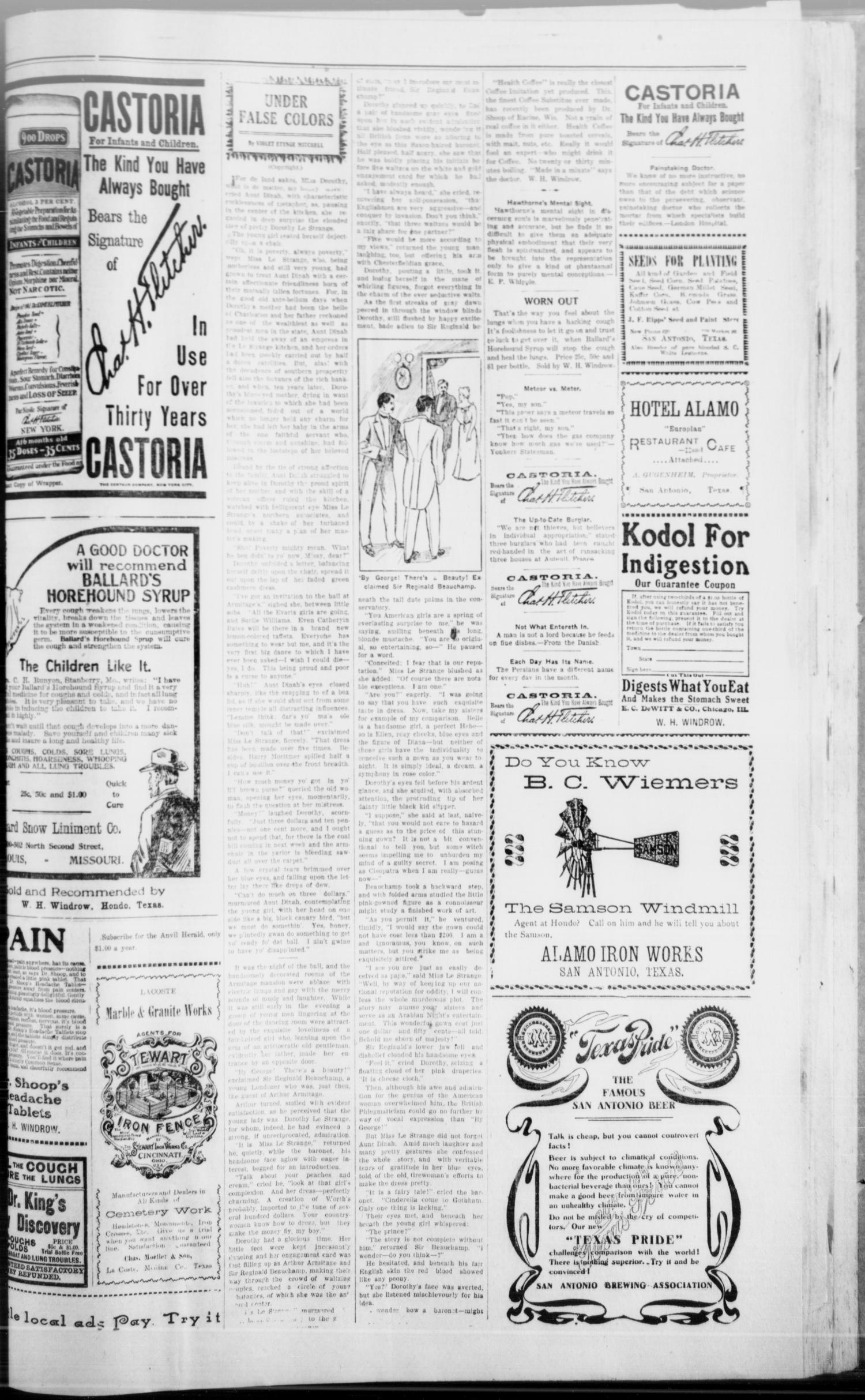 The Hondo Anvil Herald. (Hondo, Tex.), Vol. 22, No. 27, Ed. 1 Saturday, February 15, 1908
                                                
                                                    [Sequence #]: 3 of 6
                                                