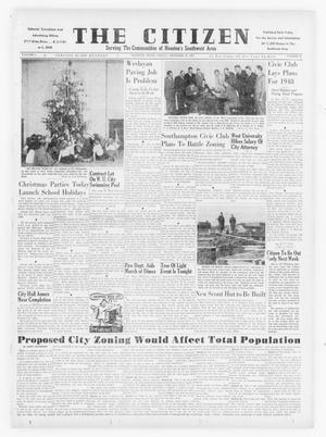 Primary view of object titled 'The Citizen (Houston, Tex.), Vol. 1, No. 24, Ed. 1 Friday, December 19, 1947'.