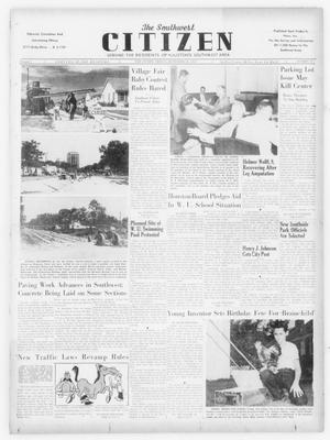 Primary view of object titled 'The Southwest Citizen (Houston, Tex.), Vol. 1, No. 11, Ed. 1 Friday, September 26, 1947'.