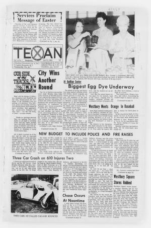Primary view of The Bellaire & Southwestern Texan (Bellaire, Tex.), Vol. 16, No. 7, Ed. 1 Wednesday, April 2, 1969